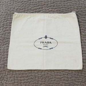 Authentic Prada dust bag
